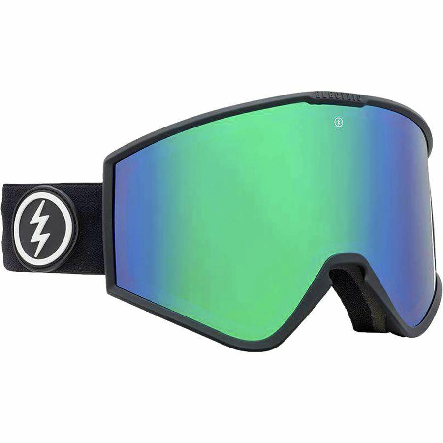 Electric Visual Kleveland Matte Black Snowboarding Goggles Brose/green Chrome