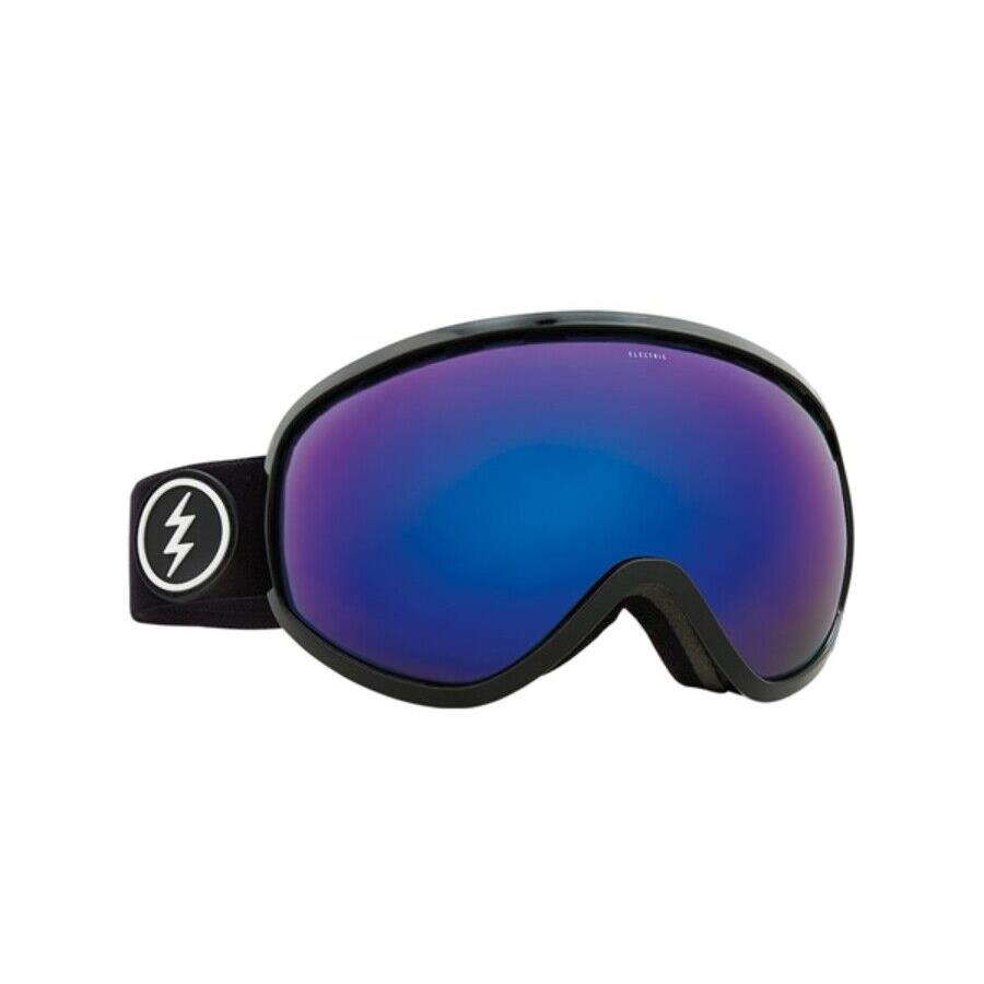 Electric Visual Masher Gloss Black Snowboarding Goggles Brose/blue Chrome