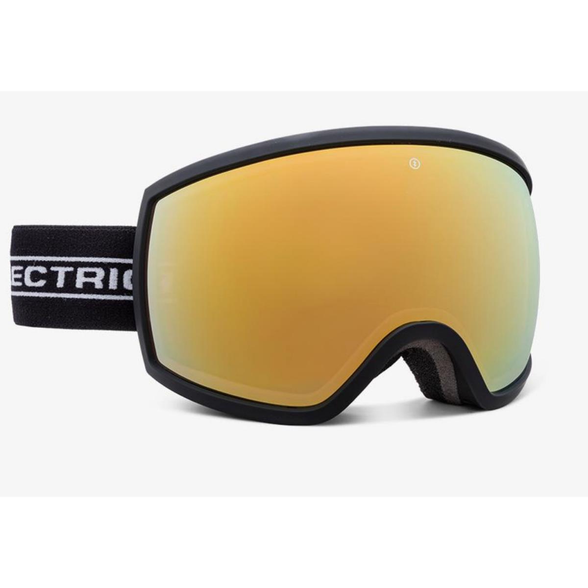 Electric Egg Ski Snow Goggles-black Tape-brose Gold Chrome+bonus Lens