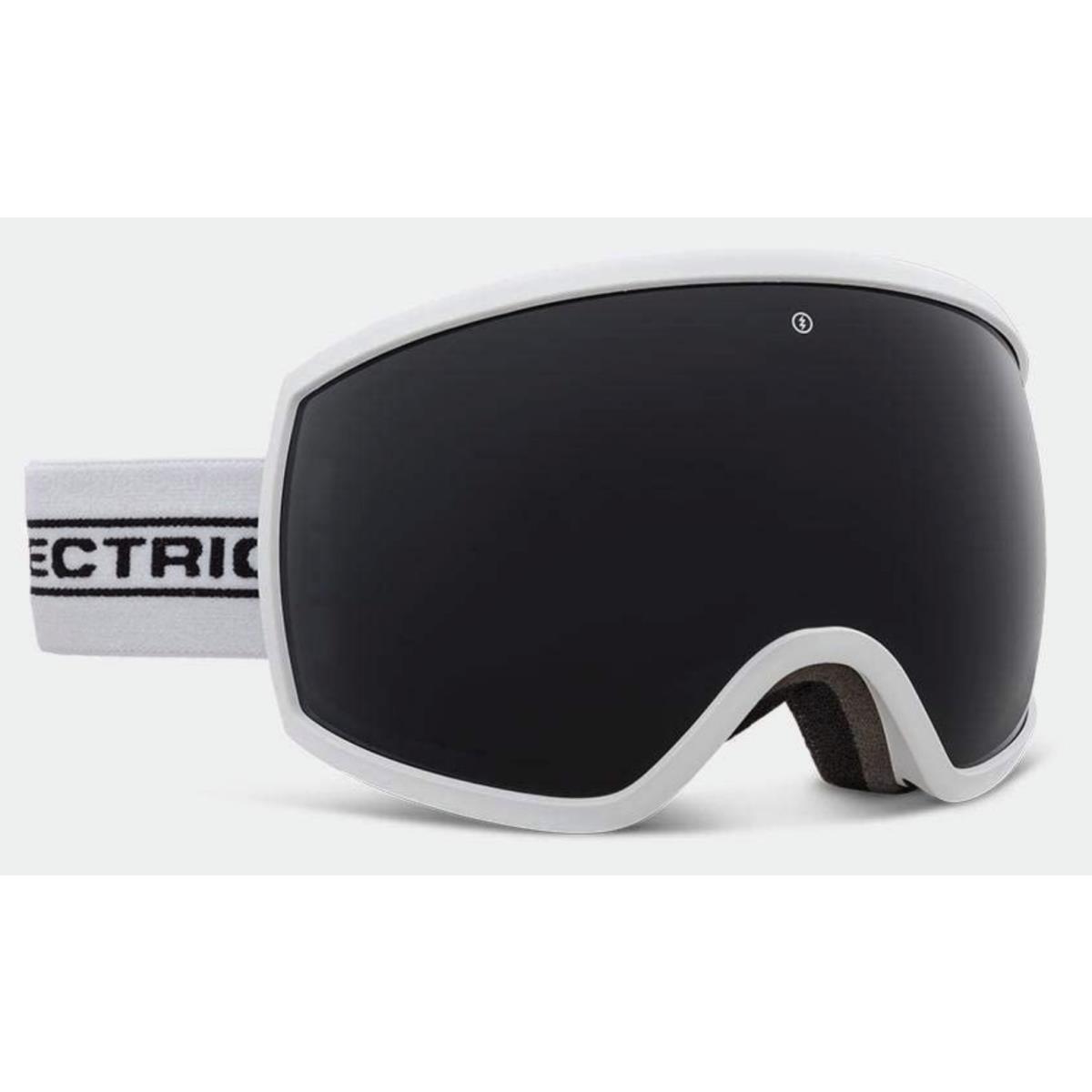 Electric Egg Ski Snow Goggles-white Tape-jet Black+bonus