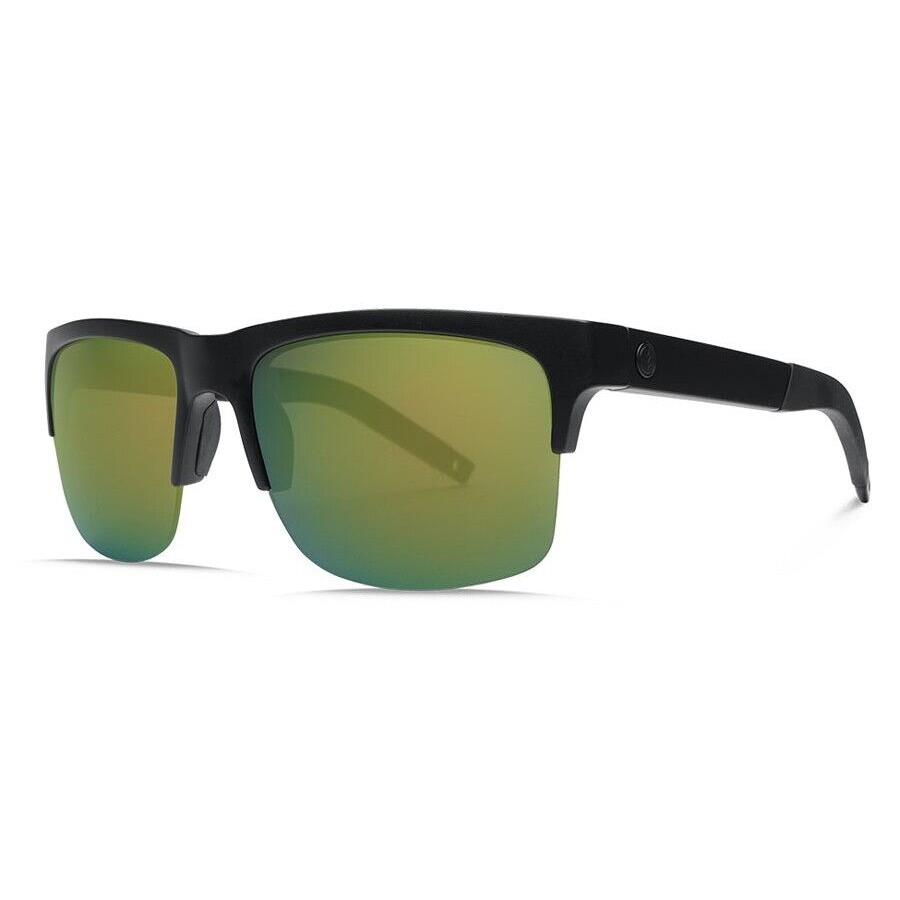 Electric Visual Knoxville Pro Matte Black / Green Polarized Pro Sunglasses