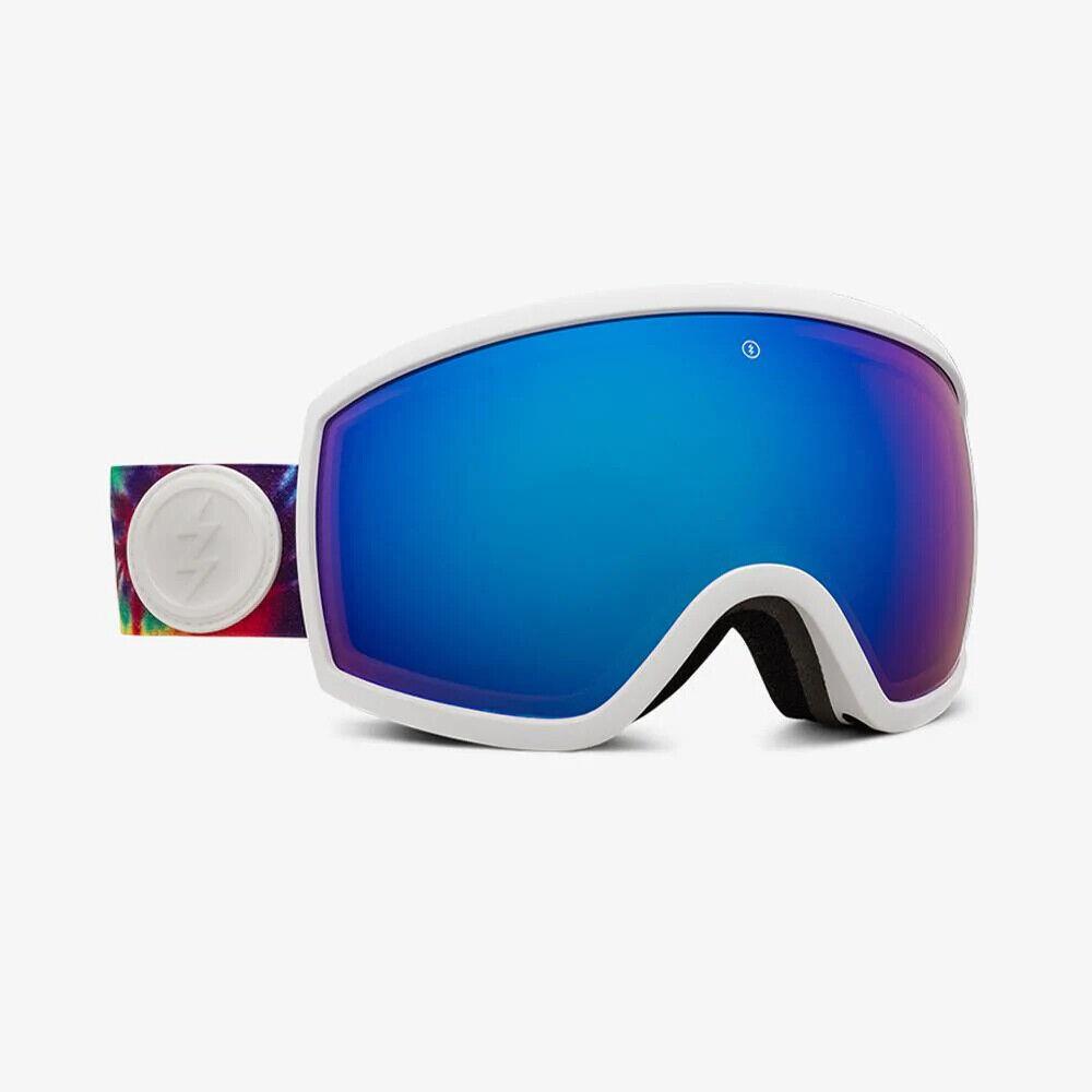 Electric Visual EG2-T.S Tie Dye Snowboarding Goggles Blue Chrome EG3021120