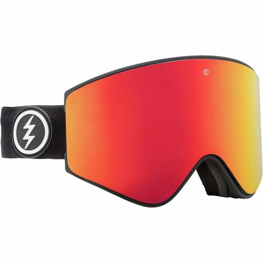 Electric Visual Egx Matte Black + BL Snowboarding Goggles Brose / Red Chrome