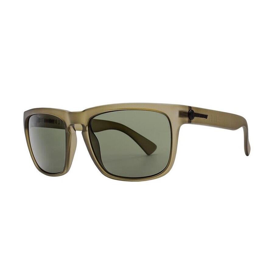 Electric Visual Knoxville Matte Olive / Grey Polarized Sunglasses EE09067642
