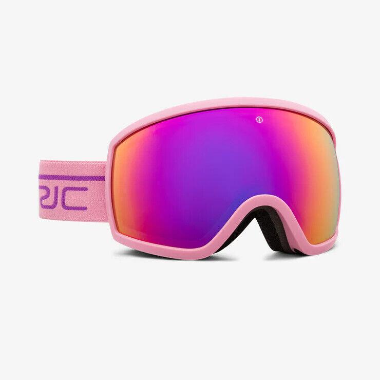 Electric Visual EG2-T.S Mod Pink + BL Light Green Goggles Purple Chrome