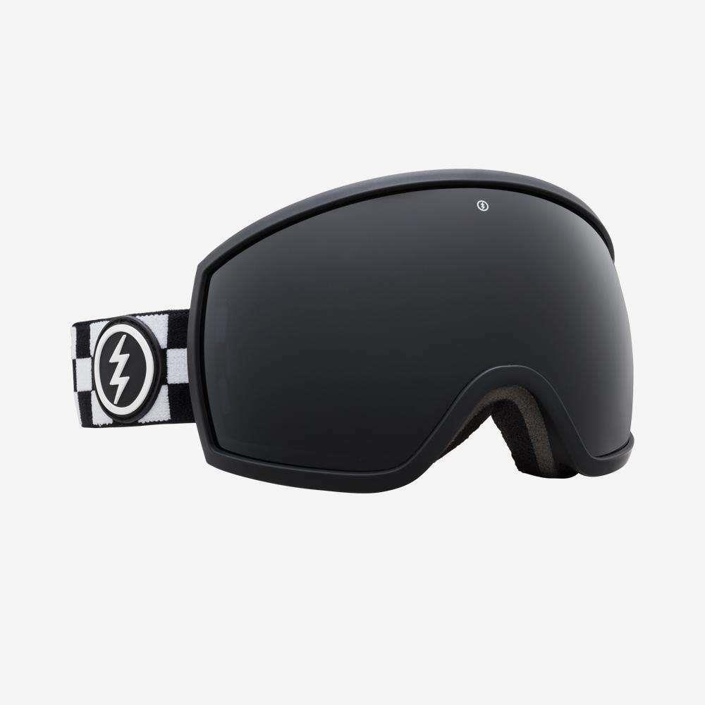 Electric Visual Egg Plaid Checker Snowboarding Goggles Jet Black EG2419701