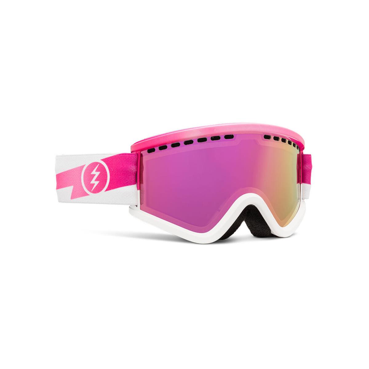 Electric Visual Egv.k Pink Volt Youth Snowboarding Goggles Pink Chrome