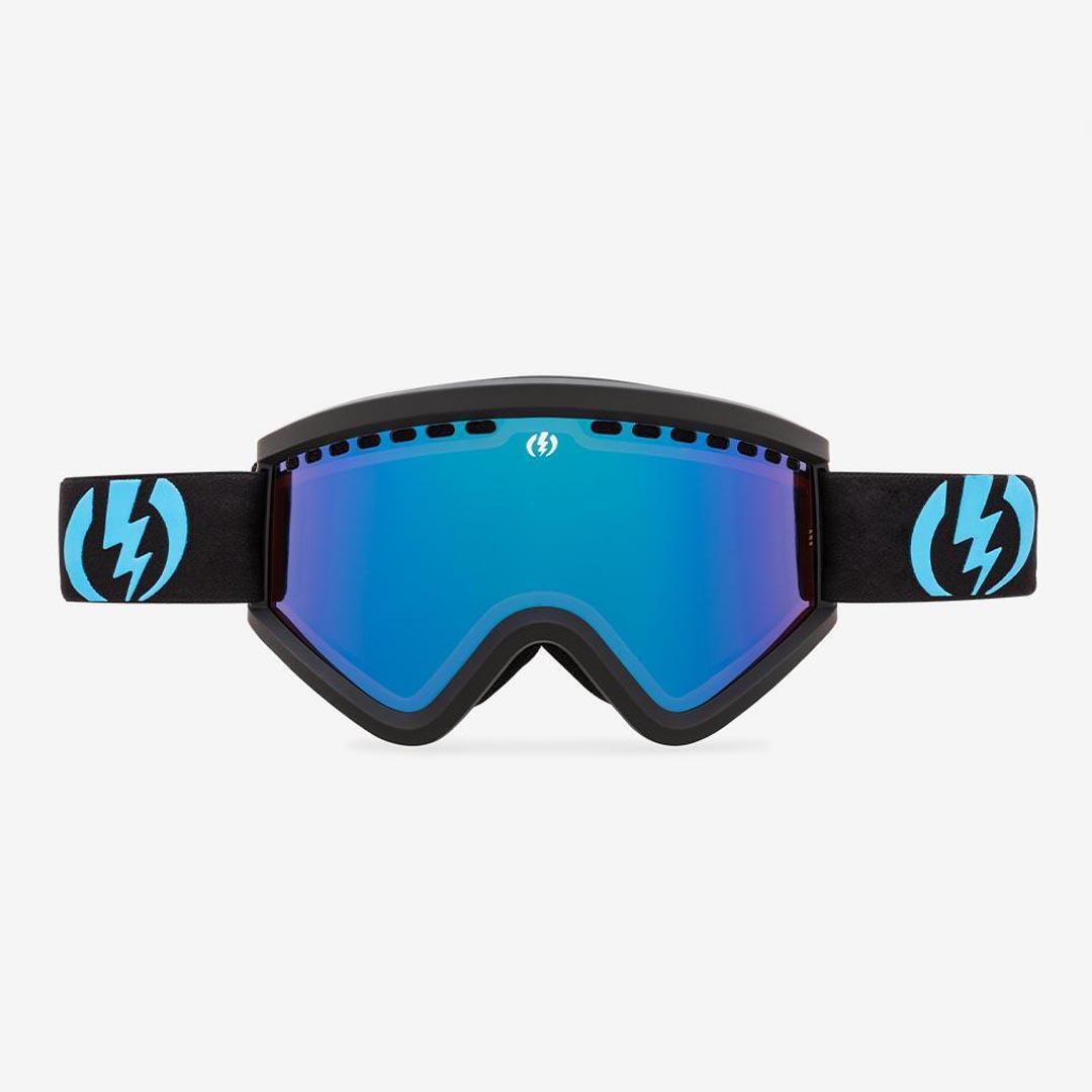 Electric Visual Egv Matte Black Snowboarding Goggles Blue Chrome EG1321100