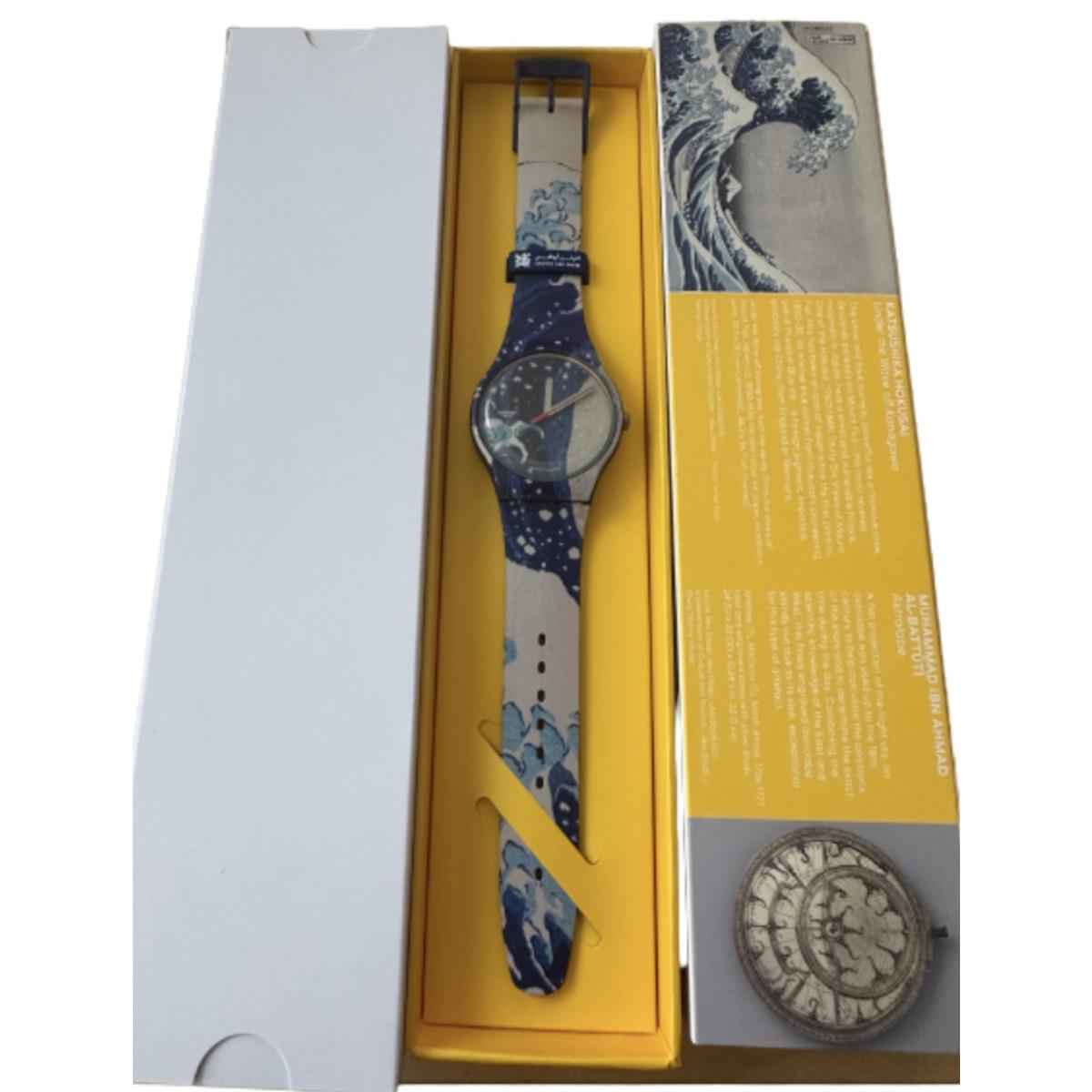 Swatch Art Jouney 2023 The Great Wave BY Hokusai Astrolabe Watch with Case