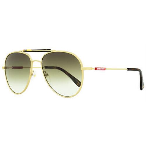 Dsquared2 Dynamic Sunglasses D20045S AOZ9K Gold 56mm