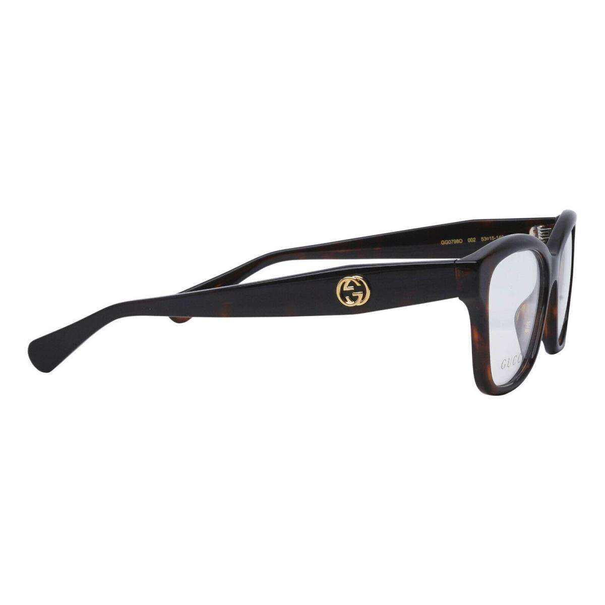 Gucci GG0798O-002-53 Havana Eyeglasses