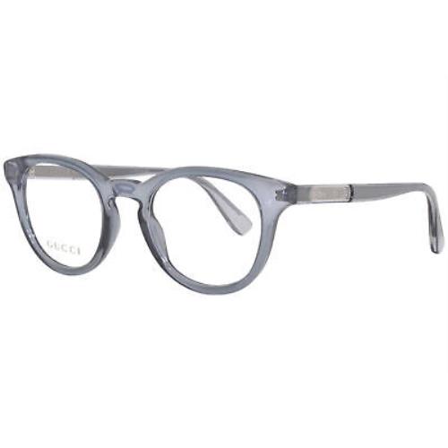 Gucci GG0937O 004 Eyeglasses Men`s Light Blue Full Rim Optical Frame 48mm