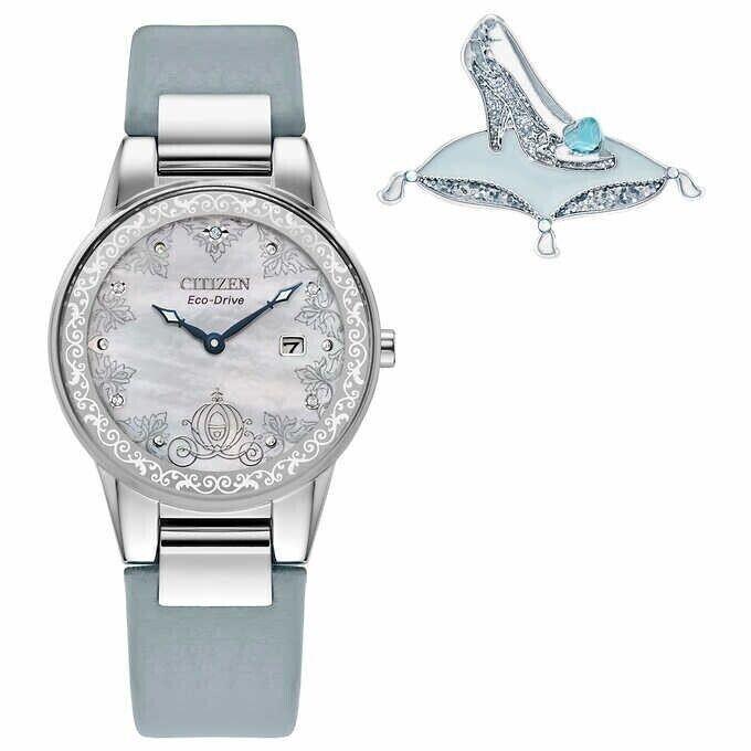 Citizen Eco-drive Disney Cinderella Box Set Stainless Steel Quartz GA1077-46D