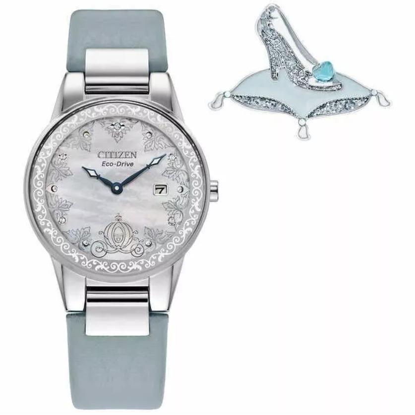 Citizen Eco-drive Disney Cinderella Box Set Stainless Steel Quartz GA1077-46D