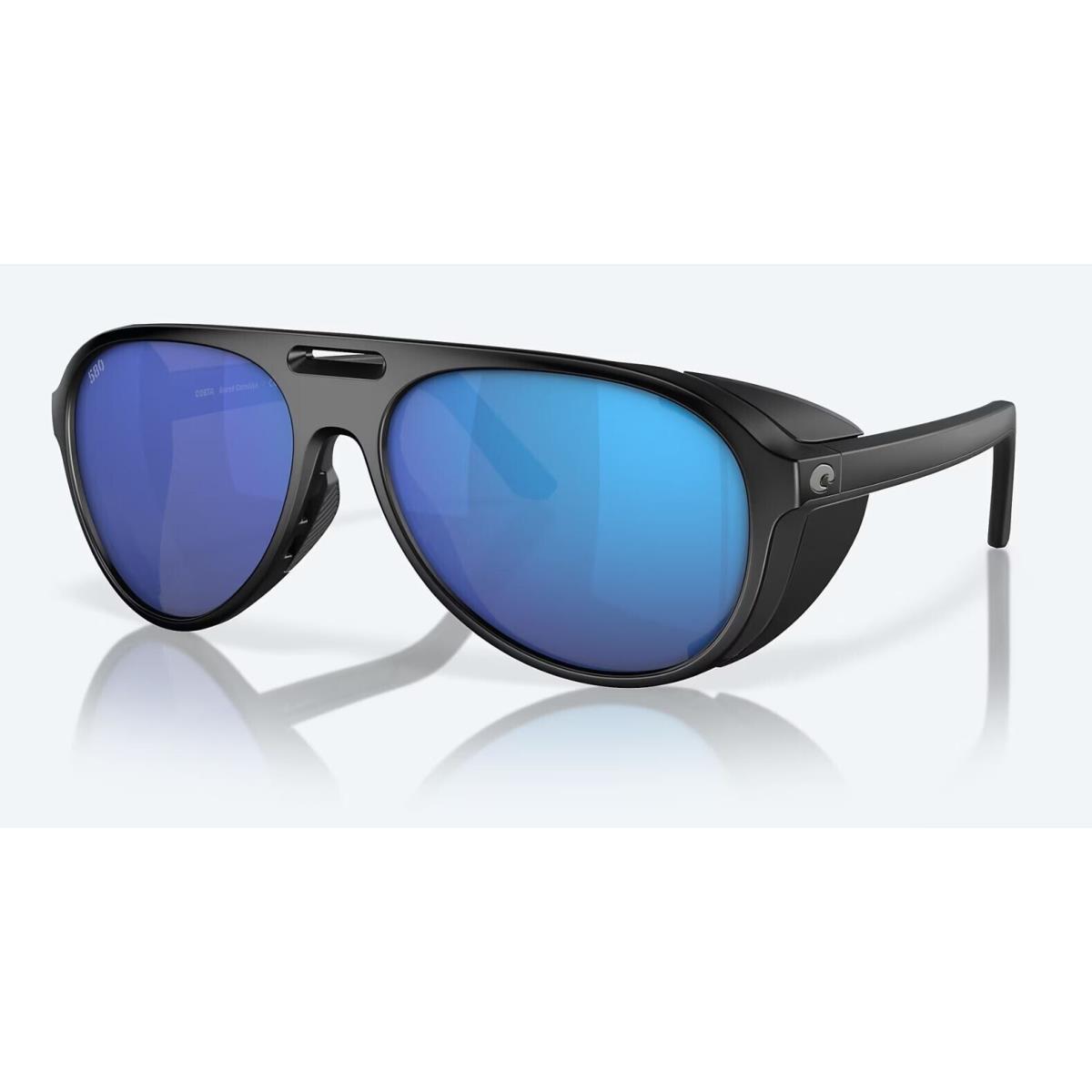 Costa Del Mar Grand Catalina Matte Black / Blue Mirror Polarized Glass 580G