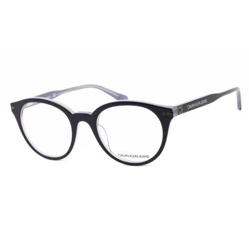 Calvin Klein Jeans Unisex Eyeglasses Purple/milky Lilac Round Frame CKJ20513 506