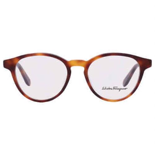 Salvatore Ferragamo Demo Oval Ladies Eyeglasses SF2821A 214 48 SF2821A 214 48