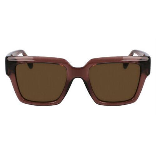 Salvatore Ferragamo SF2014S Sunglasses Transparen Mauve 54mm