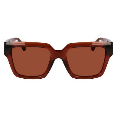 Salvatore Ferragamo SF2014S Sunglasses Transparent Brown 54mm