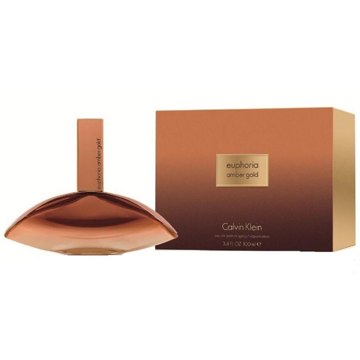 Calvin Klein Euphoria Amber Gold For Women Perfume 3.4 oz 100 ml Edp Spray