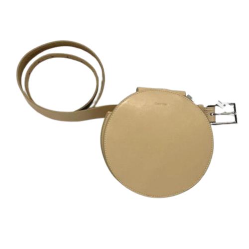 Calvin Klein Women`s Round Belt Bag with Removable Pouch In Natural Medium
