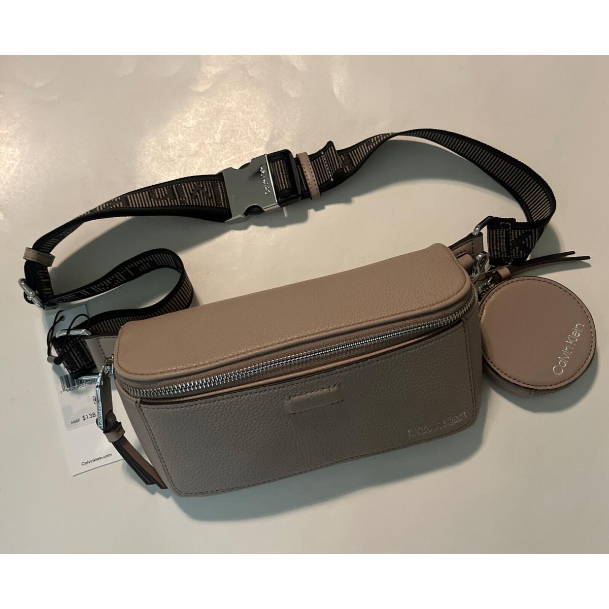 Calvin Klein Millie Belt Bag Fanny Pack H1DIZSQ2 Fki Beige Leather