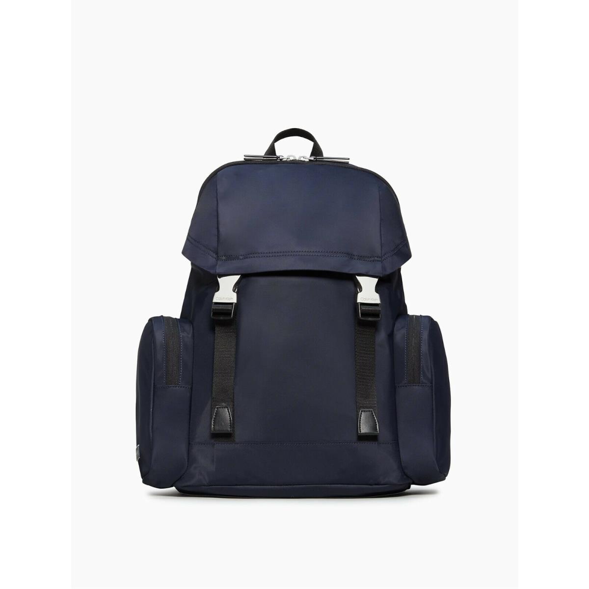 Calvin Klein Nylon Large Flap Backpack Sky Capta