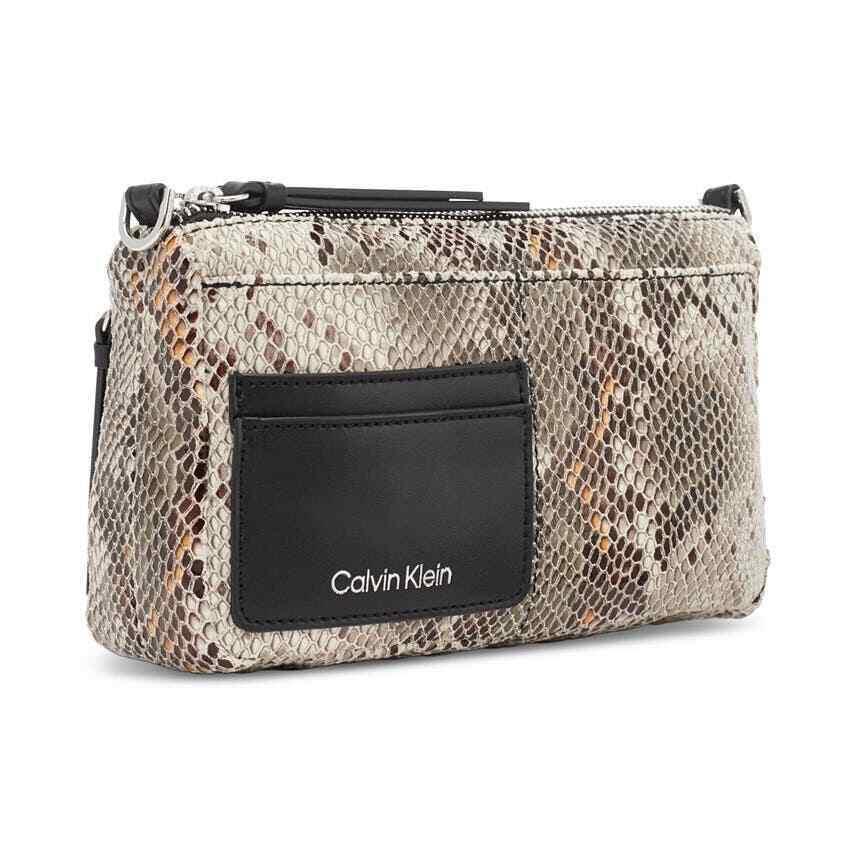 Calvin Klein Jana Novelty Convertible Crossbody Belt Bag in Black Ivory