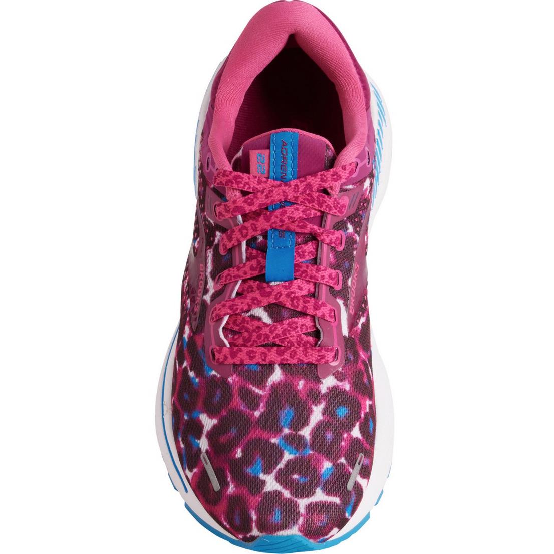 Brooks Women`s Adrenaline Gts 22 Running Shoes - Magenta/White/Raspberry