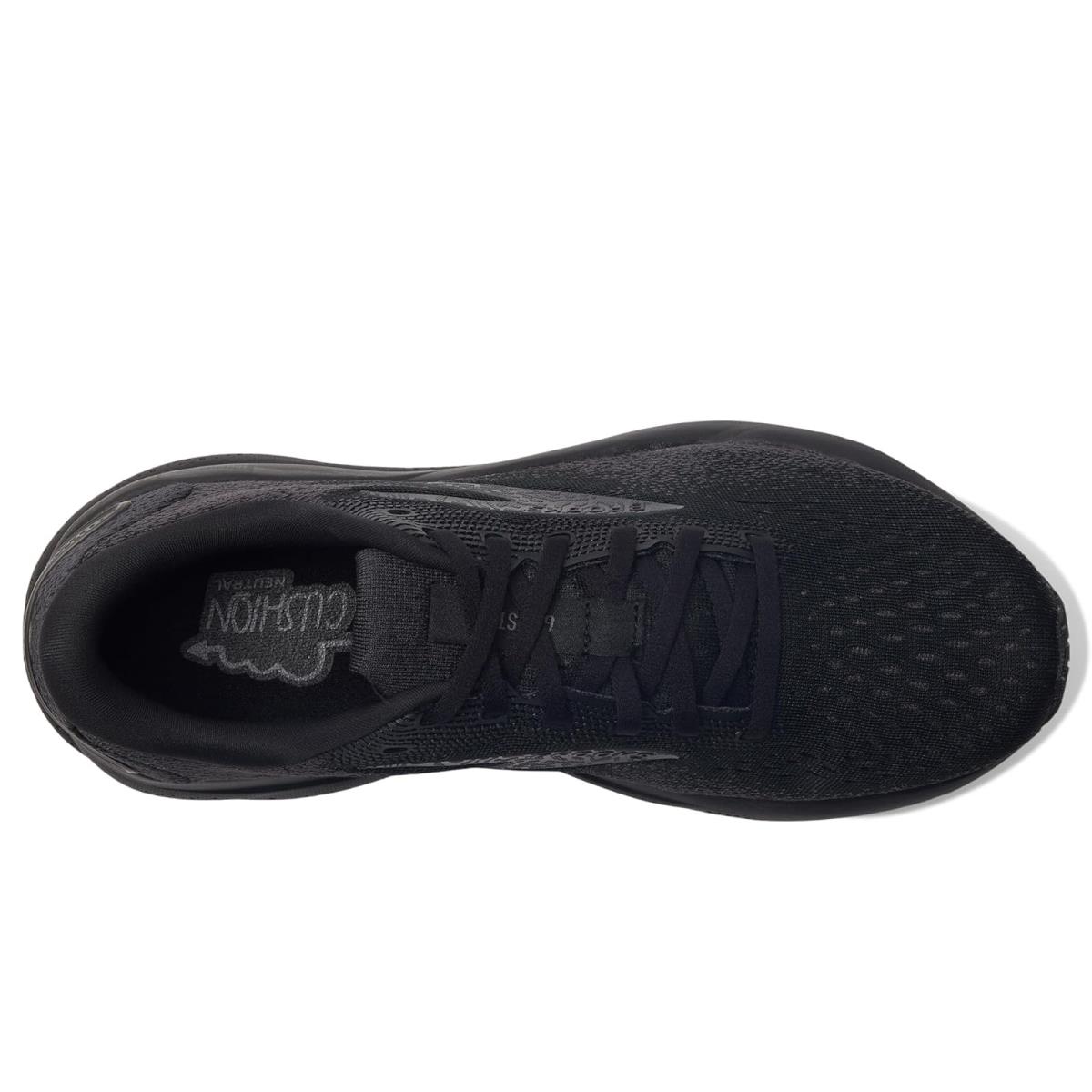 Man`s Sneakers Athletic Shoes Brooks Ghost 16 - Black/Black/Ebony