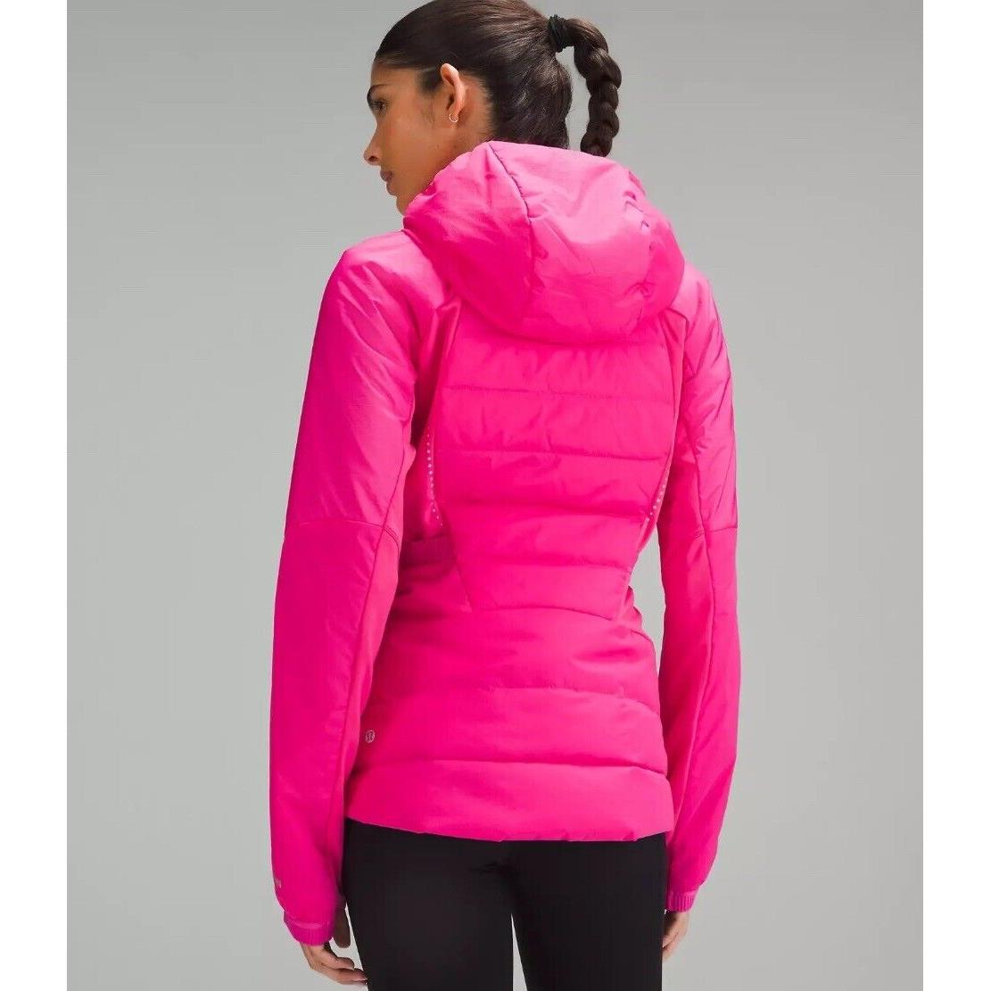 Lululemon Down For it All Jacket Sonic Pink Size 6