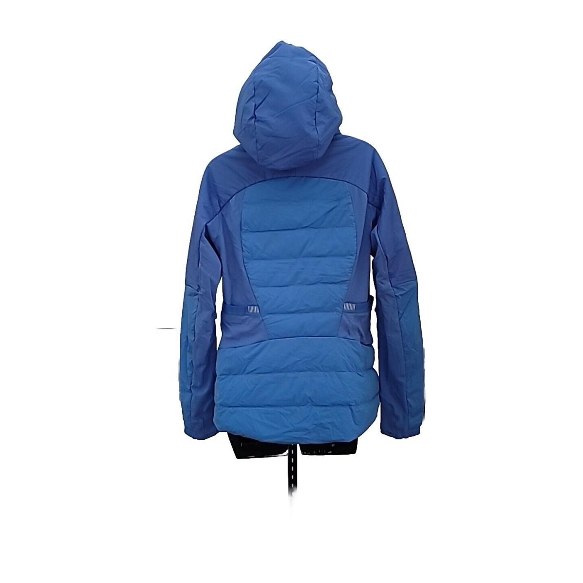 Lululemon Women s Down For It All Jacket Size 12 Blue Nile Bnil 700-fil