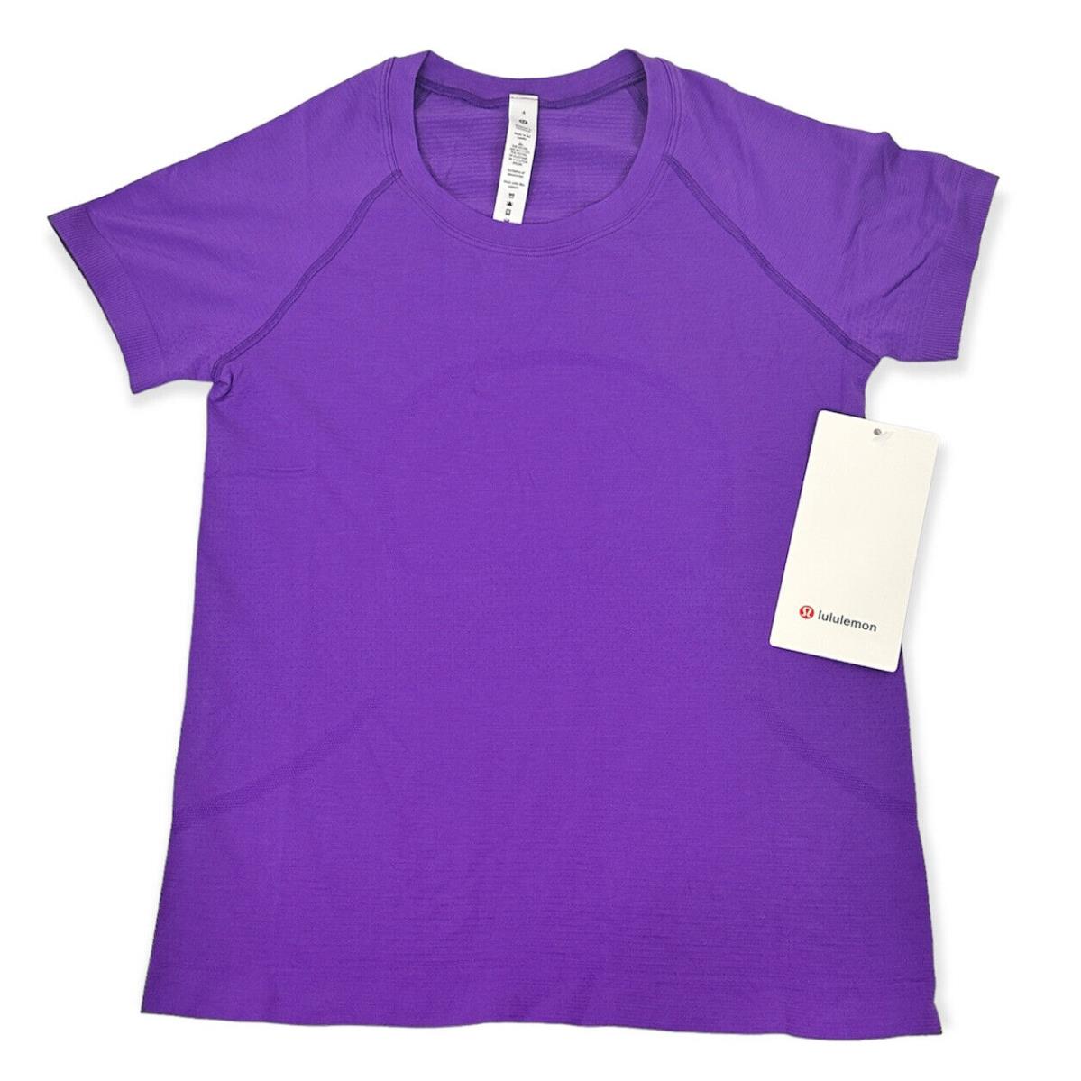 Lululemon Swiftly Tech Short Sleeve Top 2.0 Atomic Purple Size 4