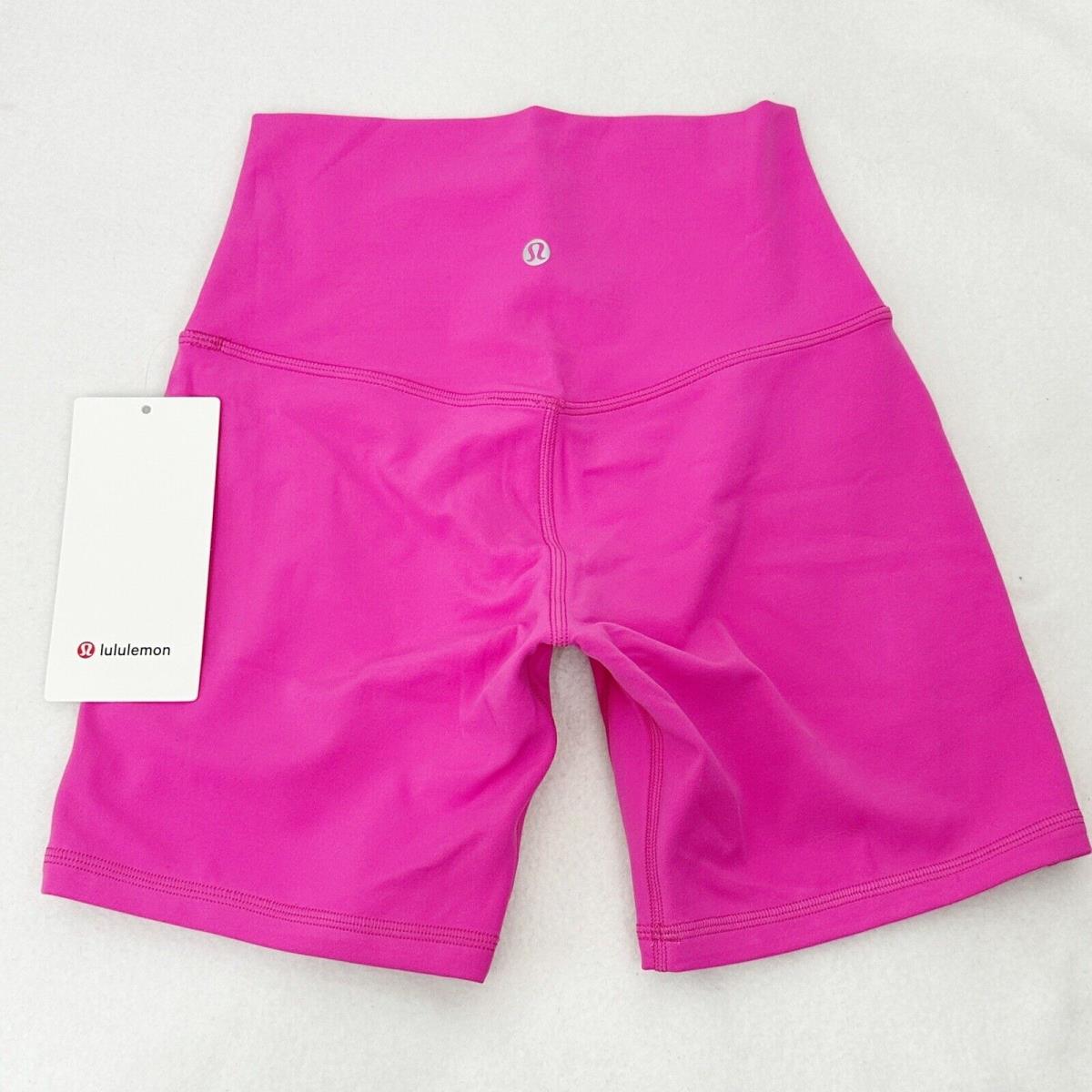 Lululemon Align High Rise Short 6 Sonic Pink Size 4