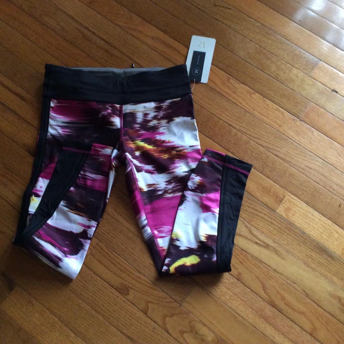 Lululemon Pace Tight - Size 6 - Pigment Wind Berry Rumble Multi/black