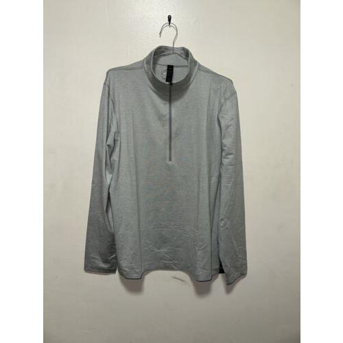 Lululemon Men`s Soft Jersey Half Zip Size L Hvpr/hsvd