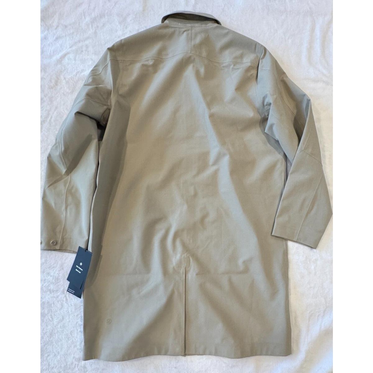 Lululemon Venture Rain Coat Raw Linen Size XL