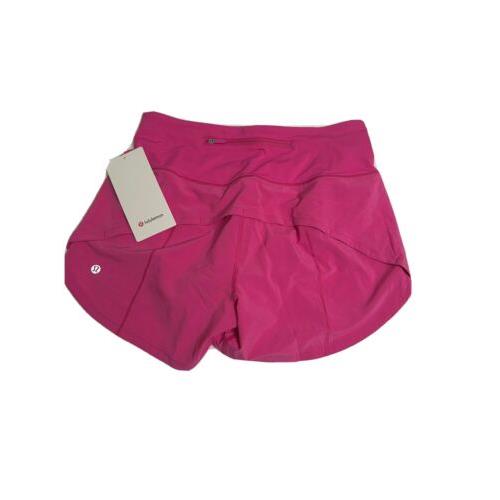 Lululemon Speed Up Short Long High-rise 4 Size 6 Sonic Pink Lned