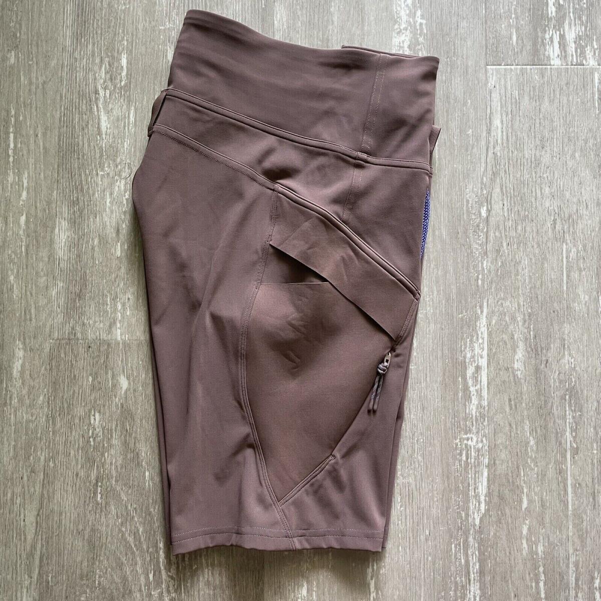 Women`s Lululemon Cargo Super-high-rise Hiking Short 8 Dark Oxide Sz 6 Brown