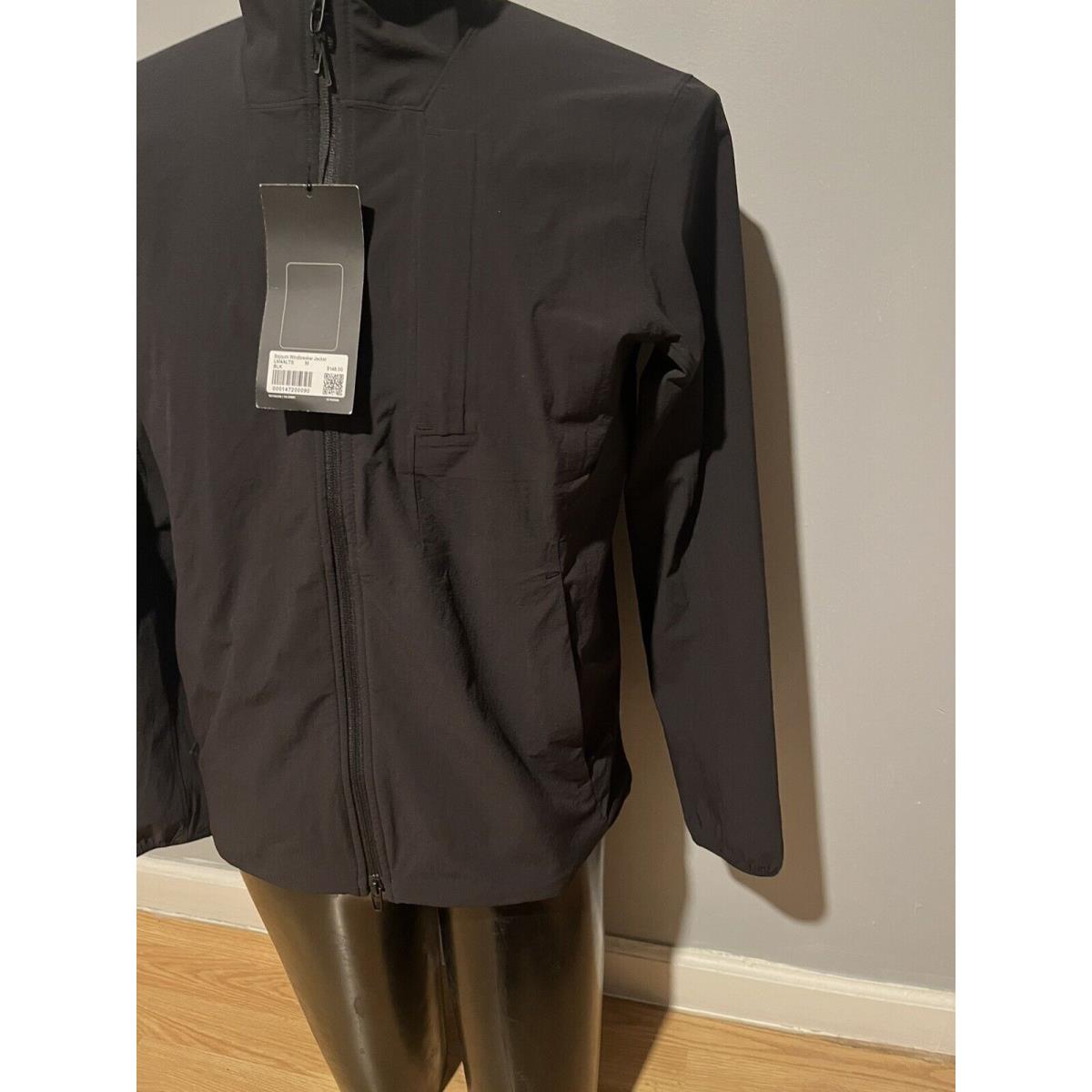 Lululemon Men s Sojourn Windbreaker Black Medium Size LM4ALTS