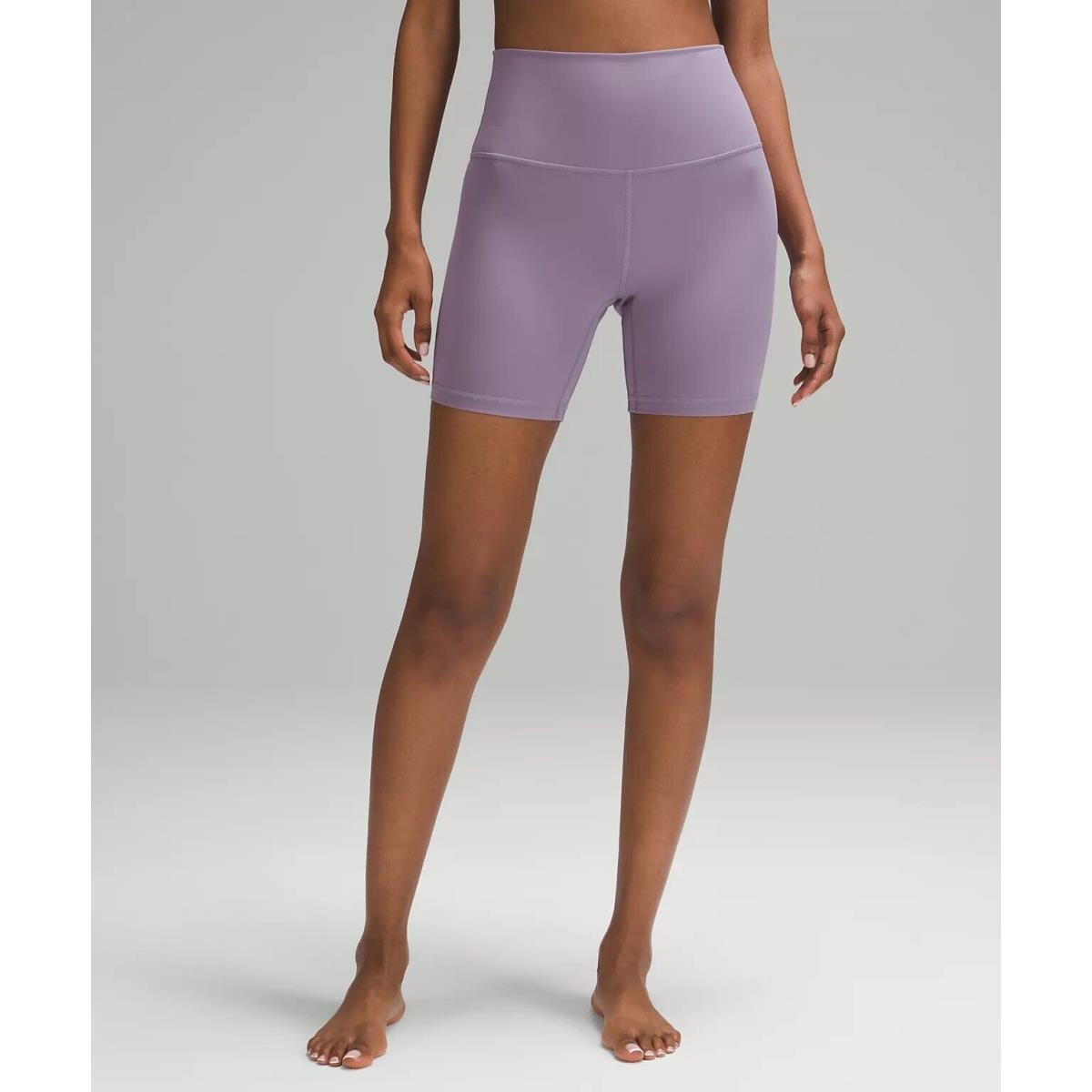 Lululemon Align High Rise Short 6 Purple Ash Size 4