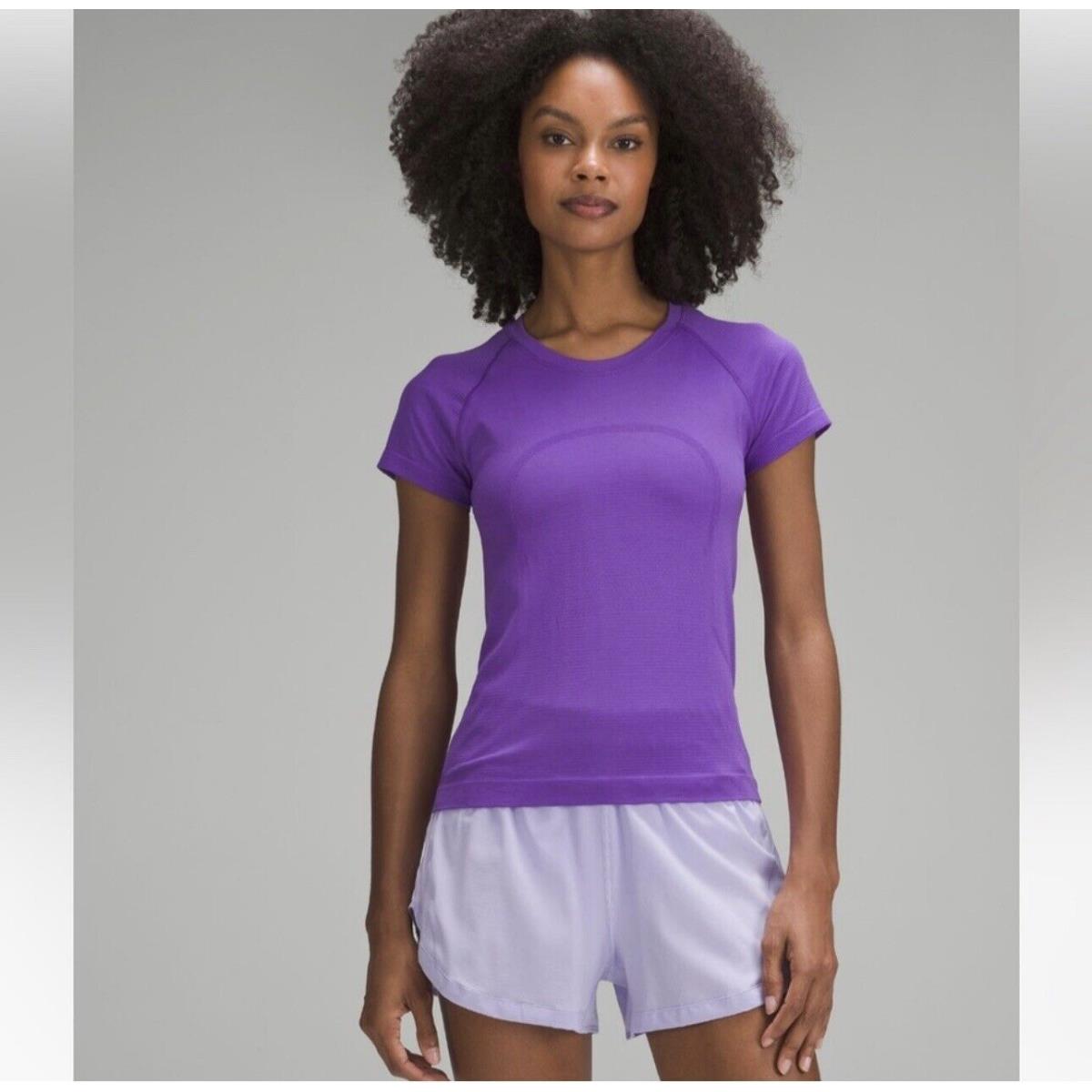 Lululemon Swiftly Tech Short Sleeve Top 2.0 Atomic Purple Size 6