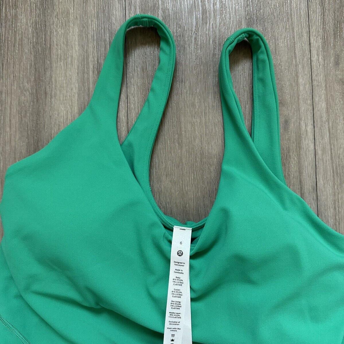 Lululemon Align Bodysuit 8 Size 6 Mlgr Malvides Green