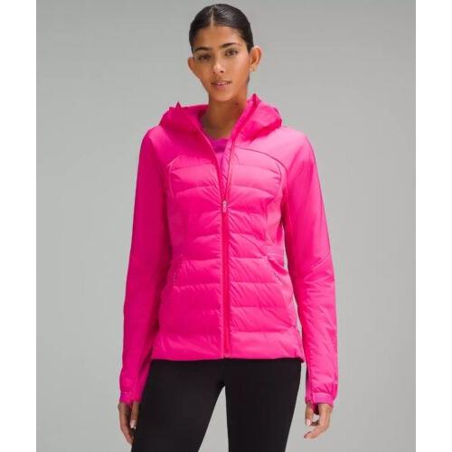 Lululemon Down For it All Jacket Sonic Pink Size 0