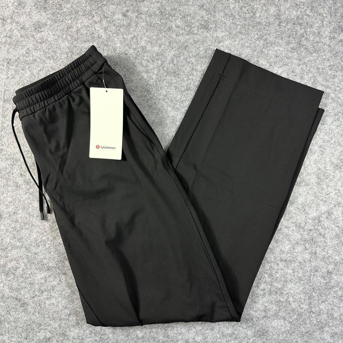 Lululemon Straight-leg Mid-rise Pant Luxtreme Regular Black Size Medium