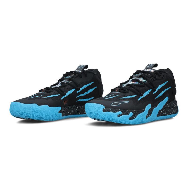 Puma x Lamelo Ball MB.03 Blue Hive 379221-01 Basketball Shoes 378916-01 Sneakers - Blue, Manufacturer: black/ bright aqua