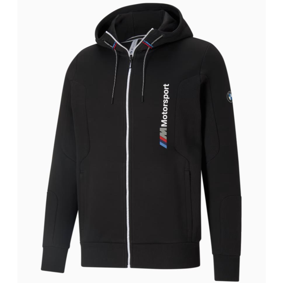 Puma Men`s Bmw M Motorsport Hooded Sweat Jacket Black 599520-01 f