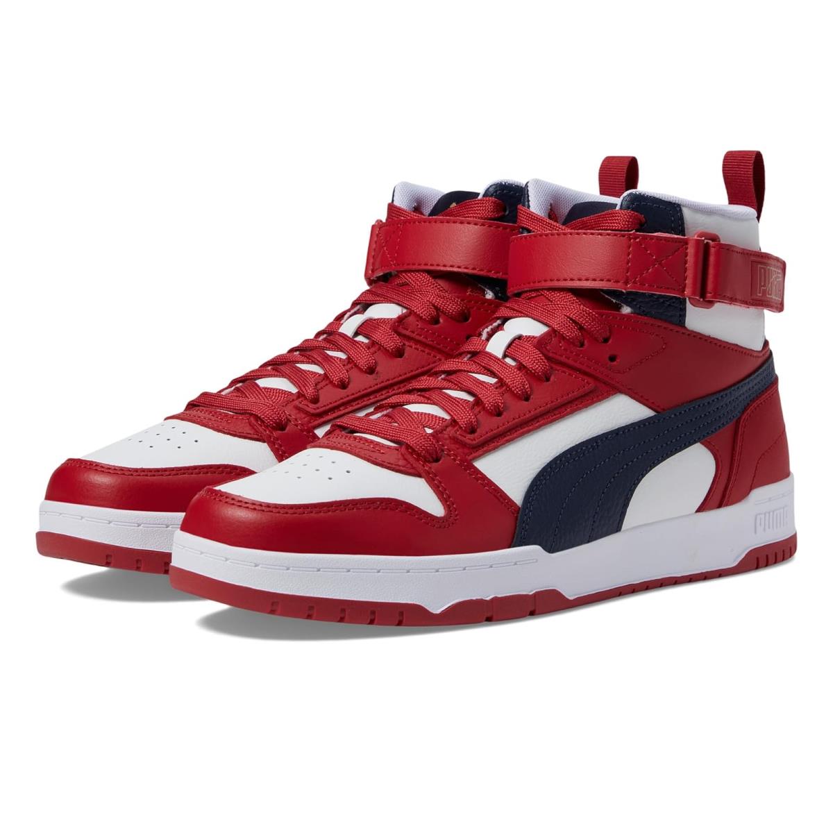 Man`s Sneakers Athletic Shoes Puma Rbd Game PUMA White/New Navy/Club Red