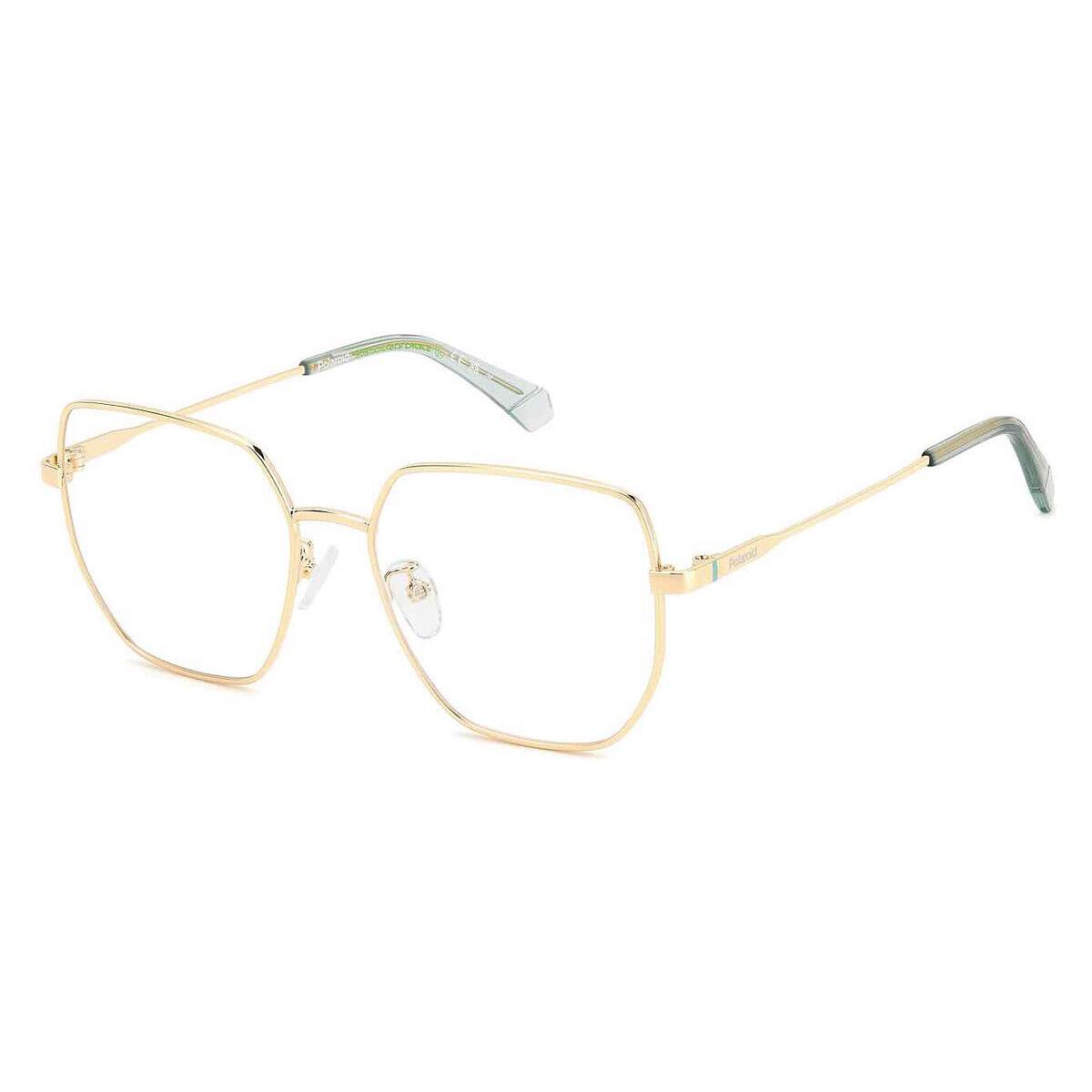 Polaroid Pld Eyeglasses Women Gold 53mm - Frame: Gold, Lens: Demo