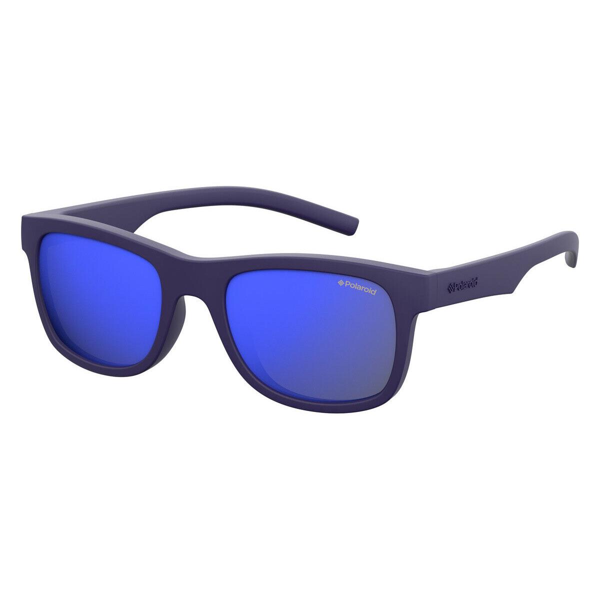 Polaroid Pld 8020/S Sunglasses Kids Rubber Blue 46mm